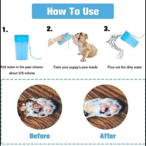 Dog paw washer cup - Picture 6 of 7